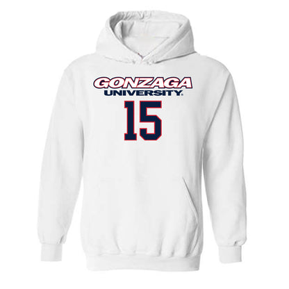 Gonzaga - NCAA Men's Basketball : Graham Ike - Classic Shersey Hooded Sweatshirt-0