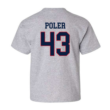 Gonzaga - NCAA Baseball : Bode Poler - Classic Shersey Youth T-Shirt-1