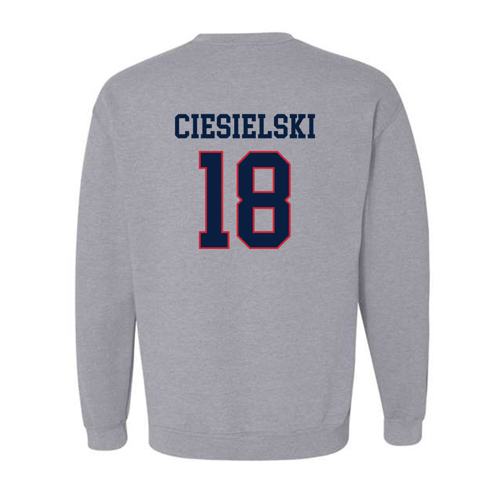 Gonzaga - NCAA Baseball : Cooper Ciesielski - Classic Shersey Crewneck Sweatshirt-1