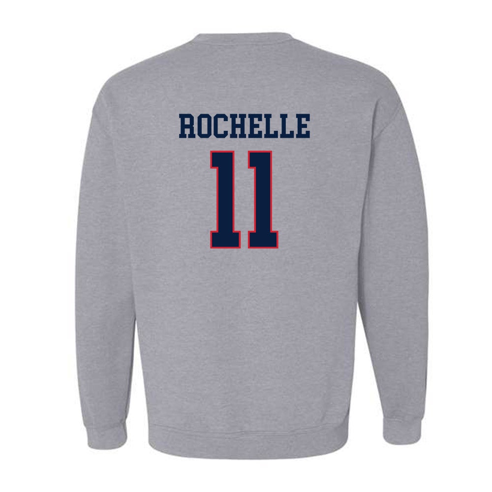Gonzaga - NCAA Men's Soccer : Talan Rochelle - Classic Shersey Crewneck Sweatshirt-1