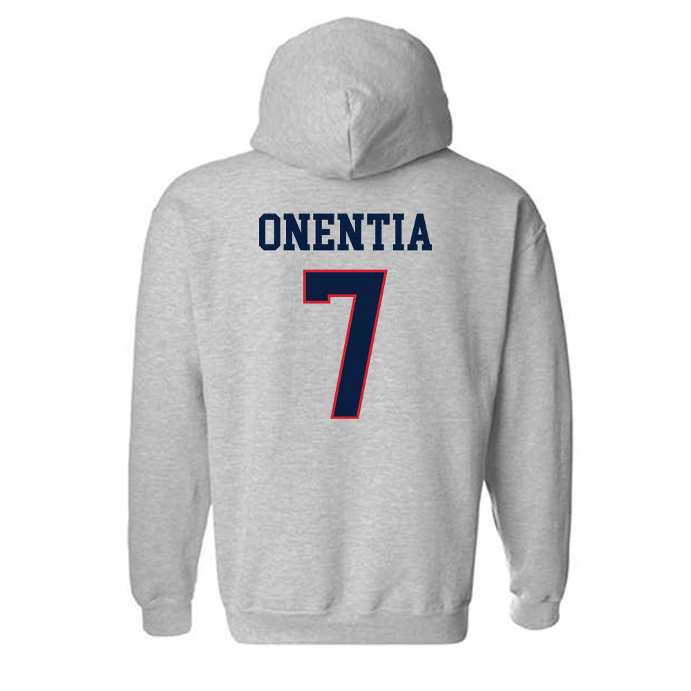 Gonzaga - NCAA Men's Soccer : Geremi Onentia - Classic Shersey Hooded Sweatshirt-1