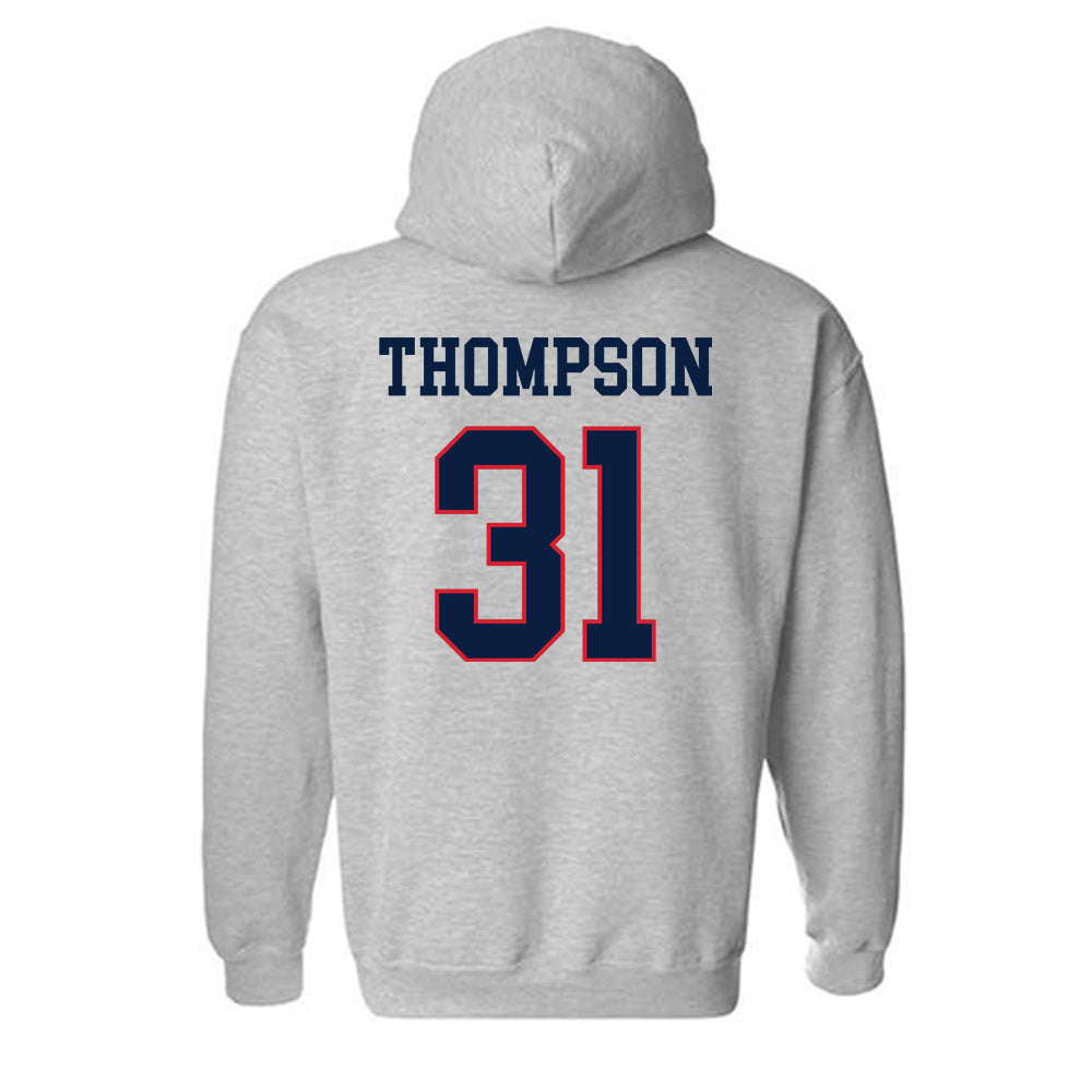 Gonzaga - NCAA Men's Soccer : Caden Thompson - Classic Shersey Hooded Sweatshirt-1