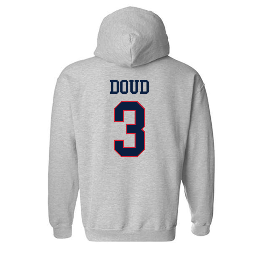 Gonzaga - NCAA Men's Soccer : Ethan Doud - Classic Shersey Hooded Sweatshirt-1