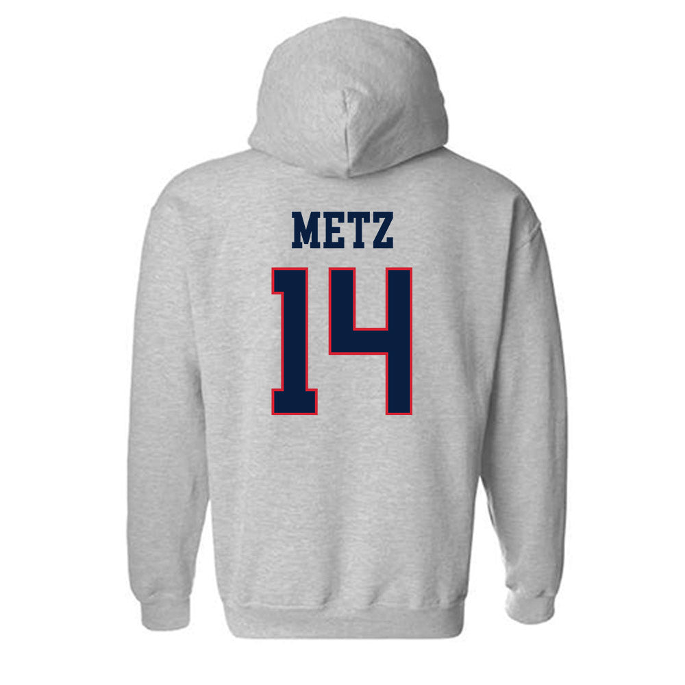 Gonzaga - NCAA Men's Basketball : Alonzo Metz - Classic Shersey Hooded Sweatshirt-1