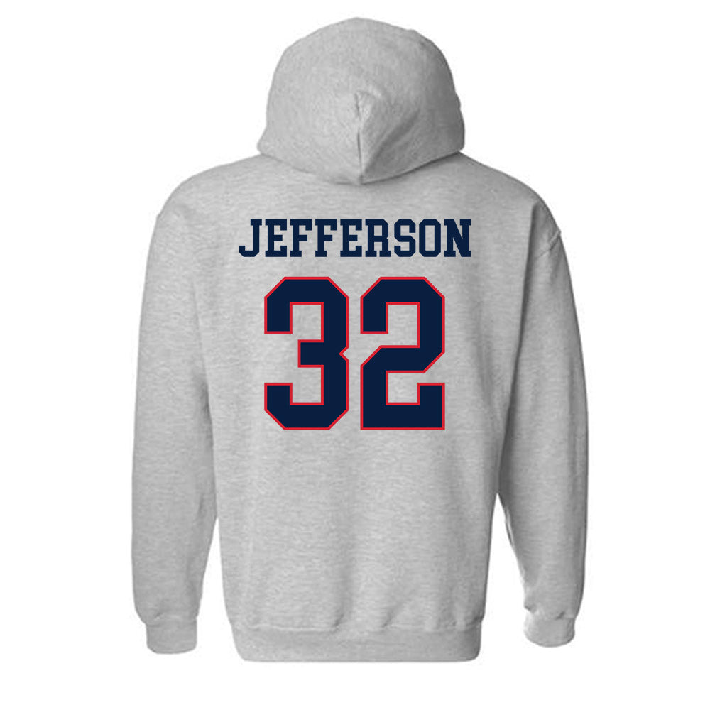 Gonzaga - NCAA Men's Basketball : Parker Jefferson - Classic Shersey Hooded Sweatshirt-1