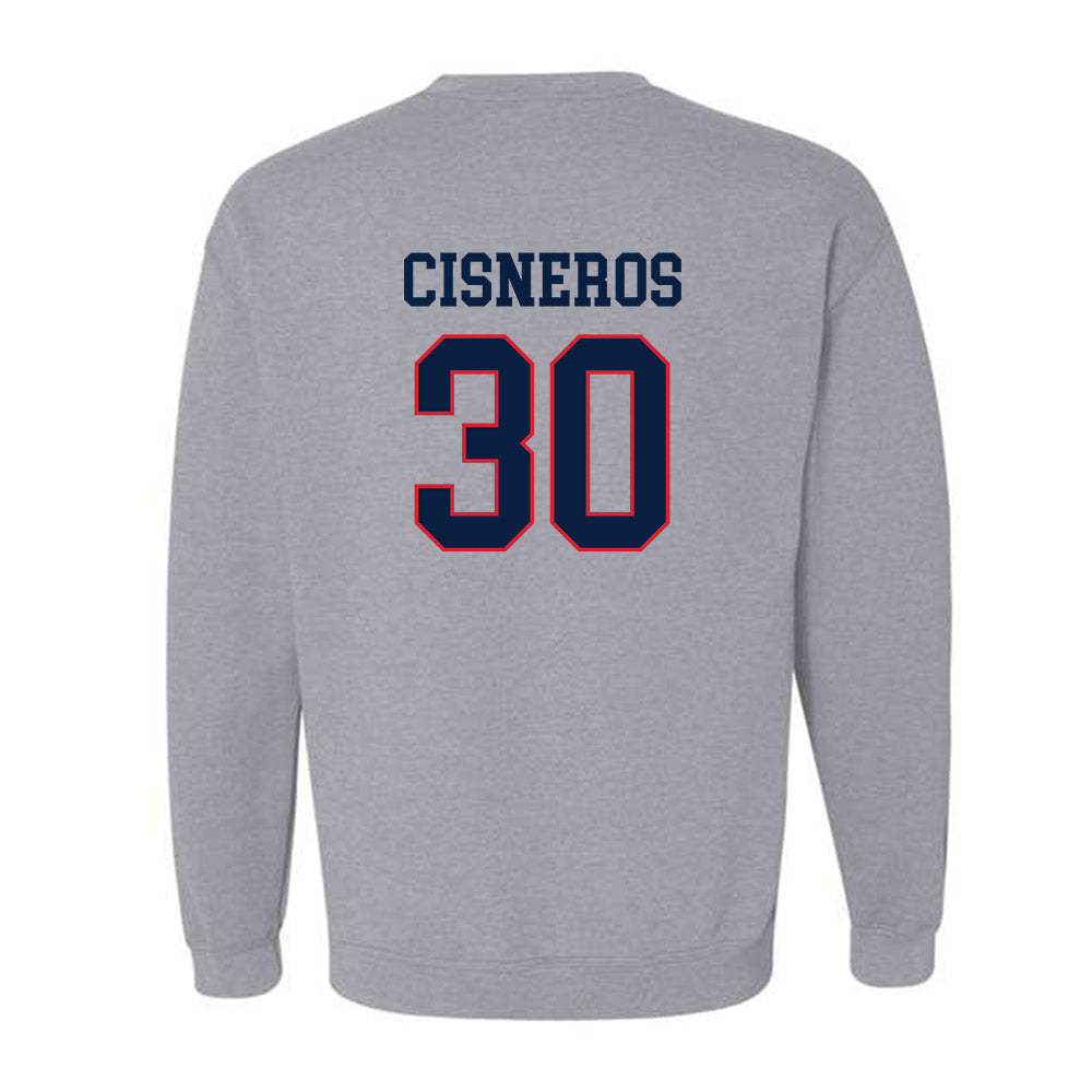 Gonzaga - NCAA Baseball : Andrew Cisneros - Classic Shersey Crewneck Sweatshirt-1
