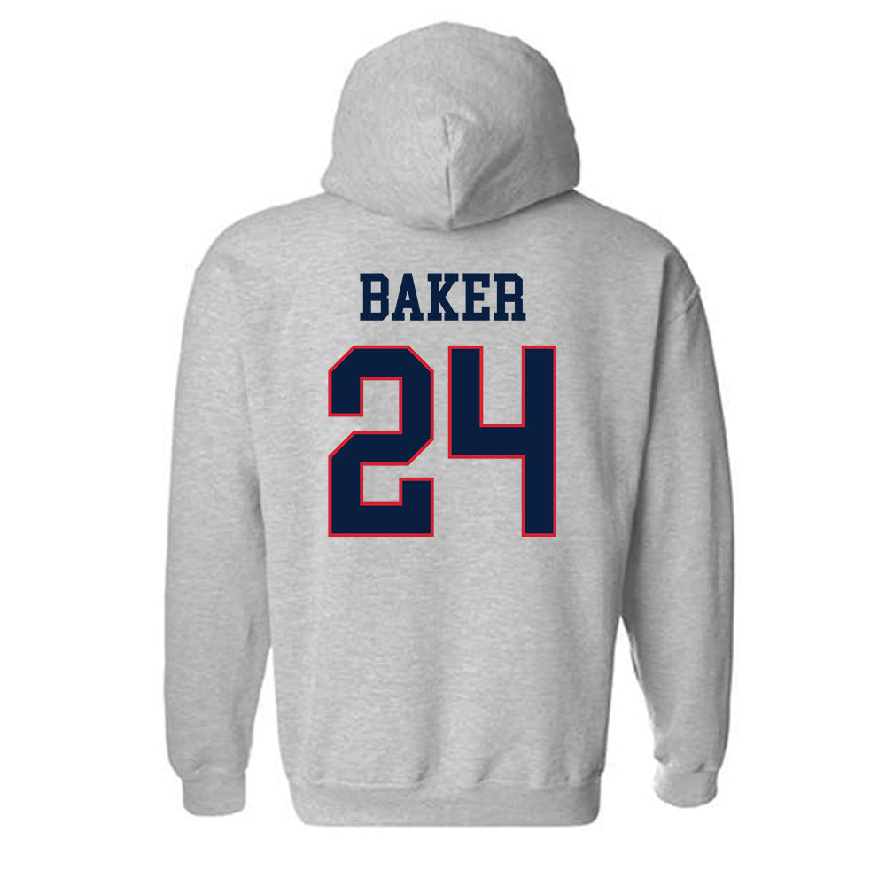 Gonzaga - NCAA Baseball : Simon Baker - Classic Shersey Hooded Sweatshirt-1