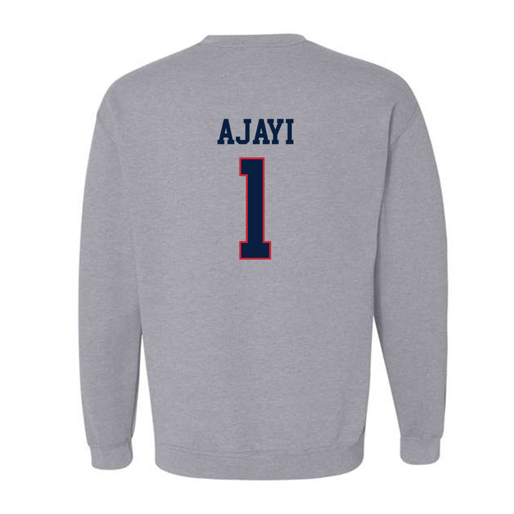 Gonzaga - NCAA Men's Basketball : Michael Ajayi - Classic Shersey Crewneck Sweatshirt-1