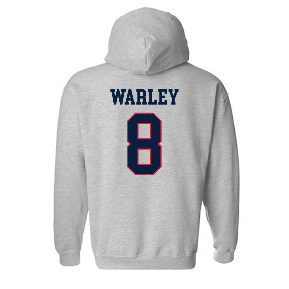 Gonzaga - NCAA Men's Basketball : Jalen Warley - Classic Shersey Hooded Sweatshirt-1