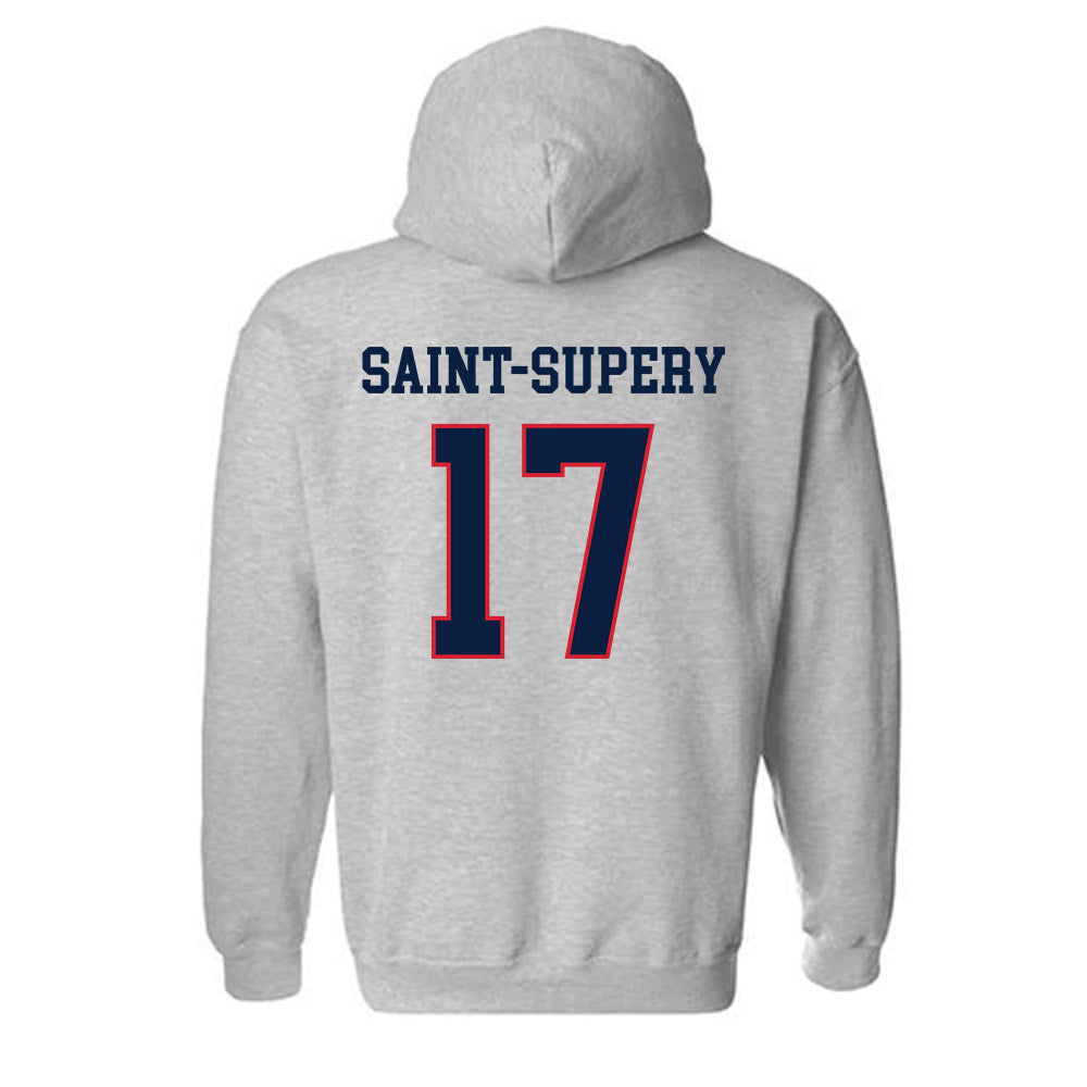 Gonzaga - NCAA Men's Basketball : Mario Saint-Supery - Classic Shersey Hooded Sweatshirt-1