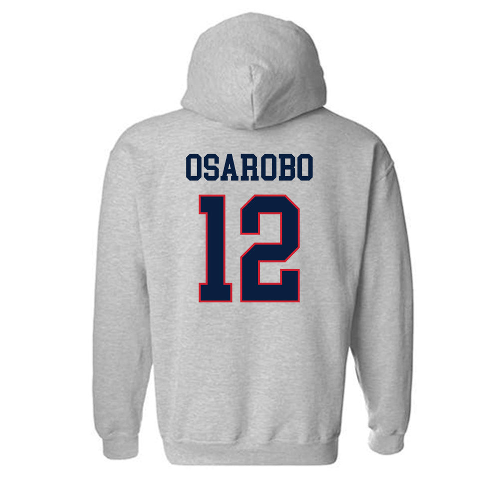 Gonzaga - NCAA Women's Basketball : Christabel Osarobo - Classic Shersey Hooded Sweatshirt-1