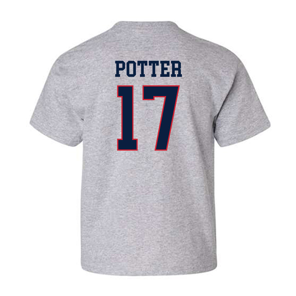 Gonzaga - NCAA Men's Soccer : Chase Potter - Classic Shersey Youth T-Shirt-1