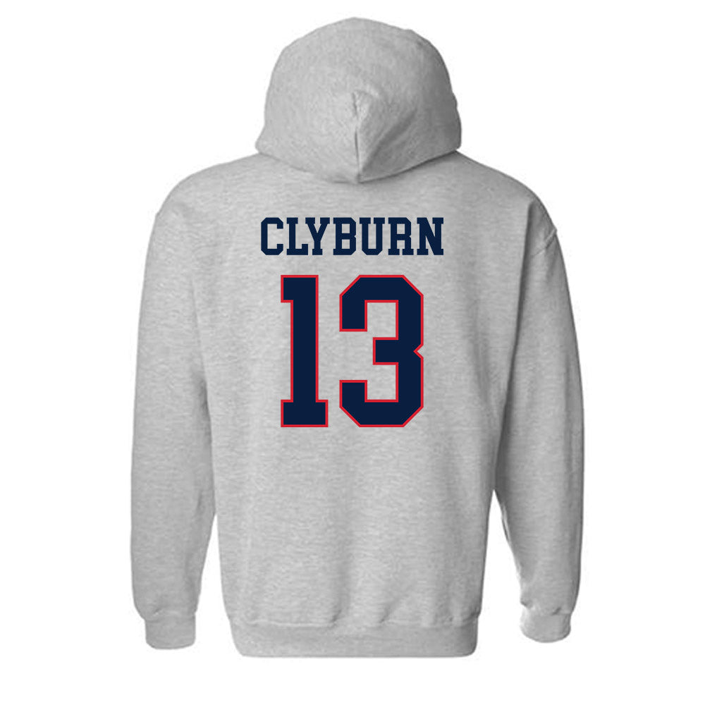 Gonzaga - NCAA Women's Volleyball : Mia Clyburn - Classic Shersey Hooded Sweatshirt-1