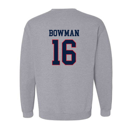Gonzaga - NCAA Baseball : Zach Bowman - Classic Shersey Crewneck Sweatshirt-1