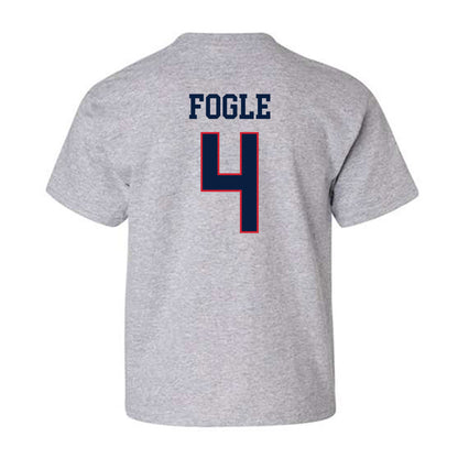 Gonzaga - NCAA Men's Basketball : Davis Fogle - Classic Shersey Youth T-Shirt-1