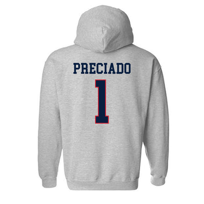 Gonzaga - NCAA Men's Soccer : Chema Preciado - Classic Shersey Hooded Sweatshirt-1