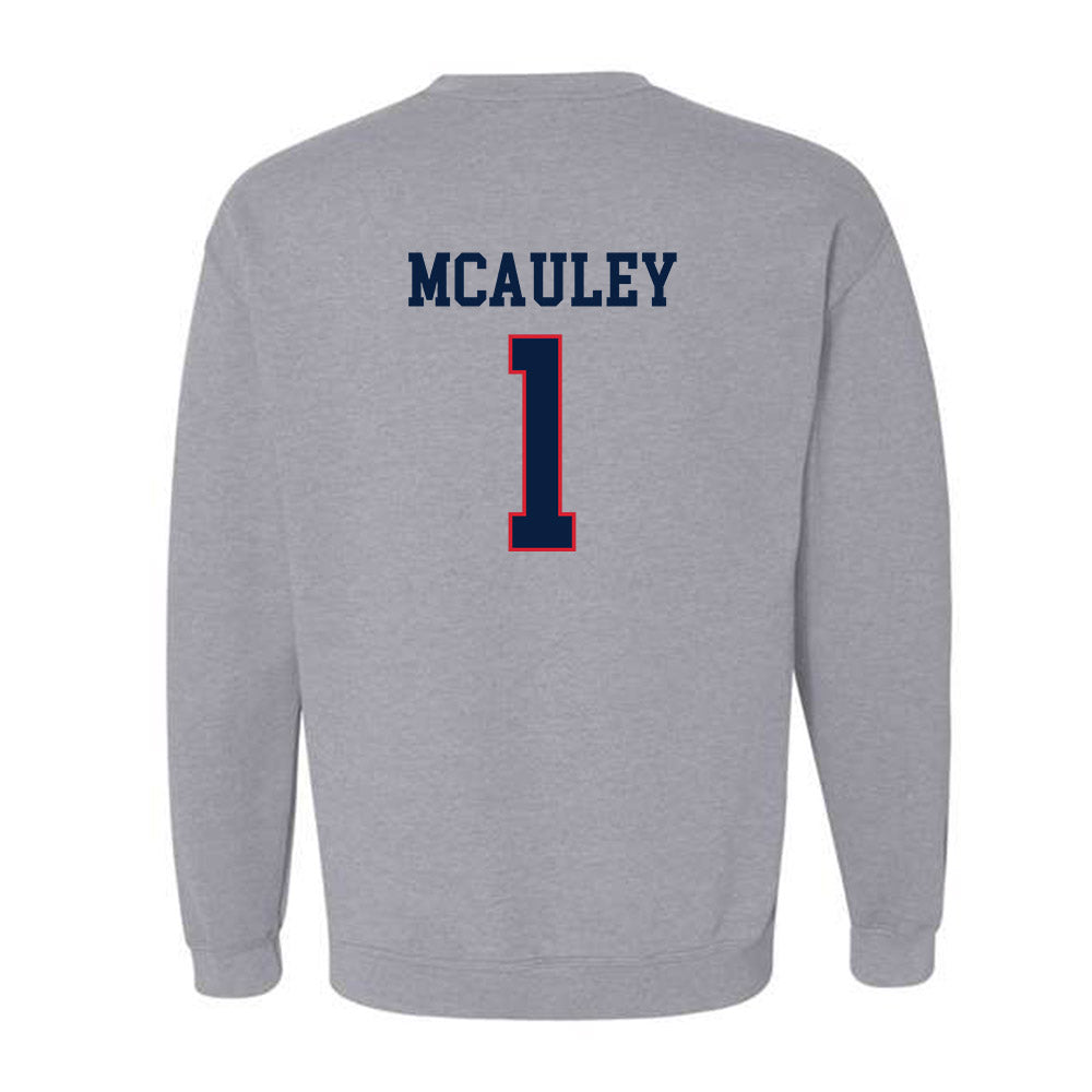 Gonzaga - NCAA Women's Volleyball : Kelly McAuley - Classic Shersey Crewneck Sweatshirt-1