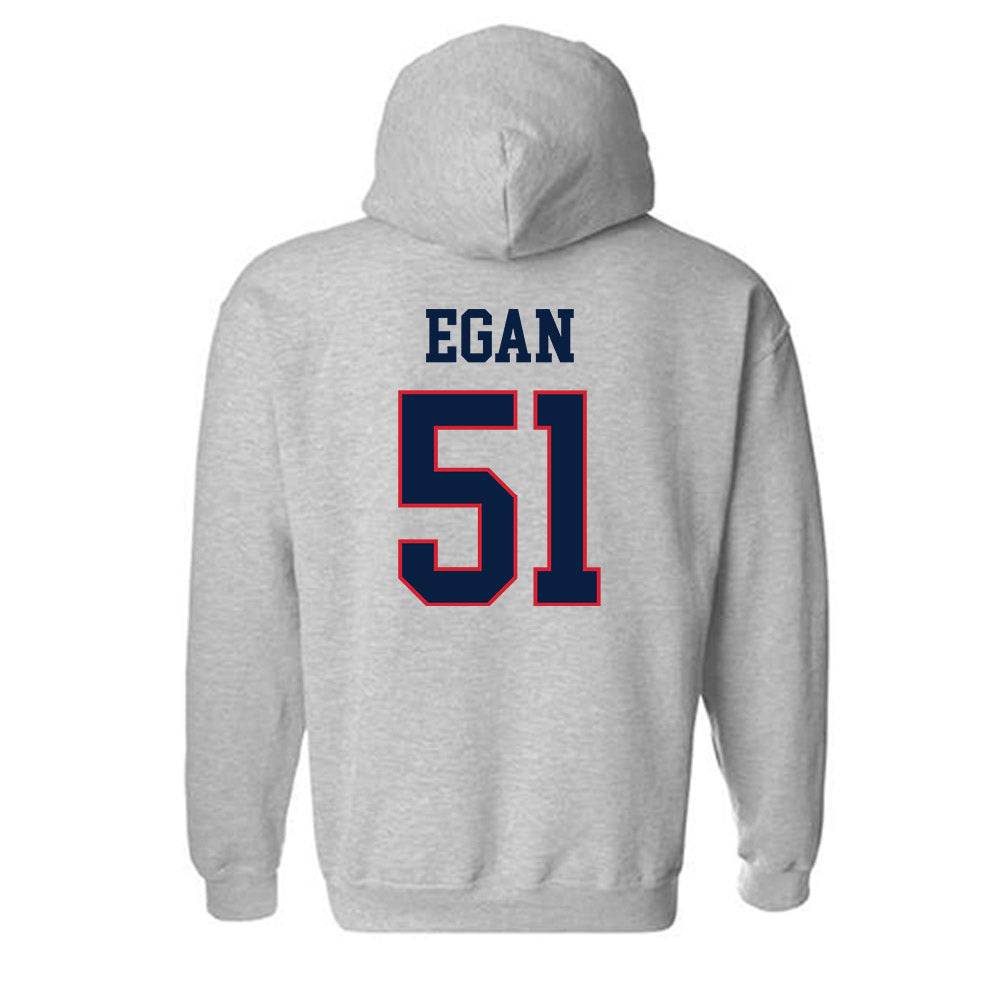 Gonzaga - NCAA Baseball : Austin Egan - Classic Shersey Hooded Sweatshirt