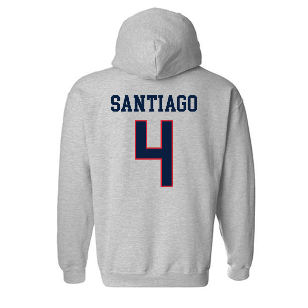 Gonzaga - NCAA Baseball : Kainoa Santiago - Classic Shersey Hooded Sweatshirt-1