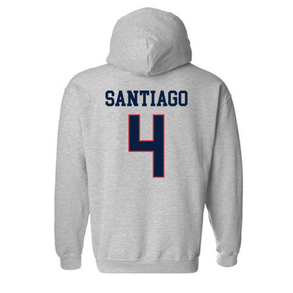 Gonzaga - NCAA Baseball : Kainoa Santiago - Classic Shersey Hooded Sweatshirt-1