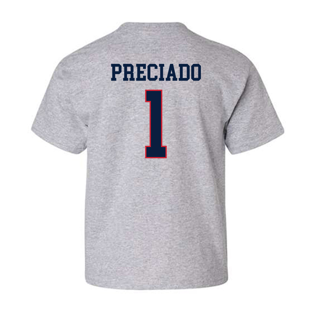 Gonzaga - NCAA Men's Soccer : Chema Preciado - Classic Shersey Youth T-Shirt-1