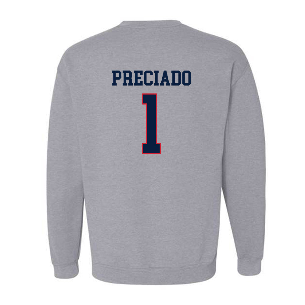 Gonzaga - NCAA Men's Soccer : Chema Preciado - Classic Shersey Crewneck Sweatshirt-1