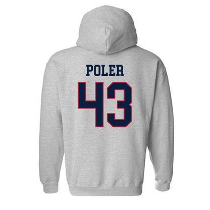 Gonzaga - NCAA Baseball : Bode Poler - Classic Shersey Hooded Sweatshirt-1