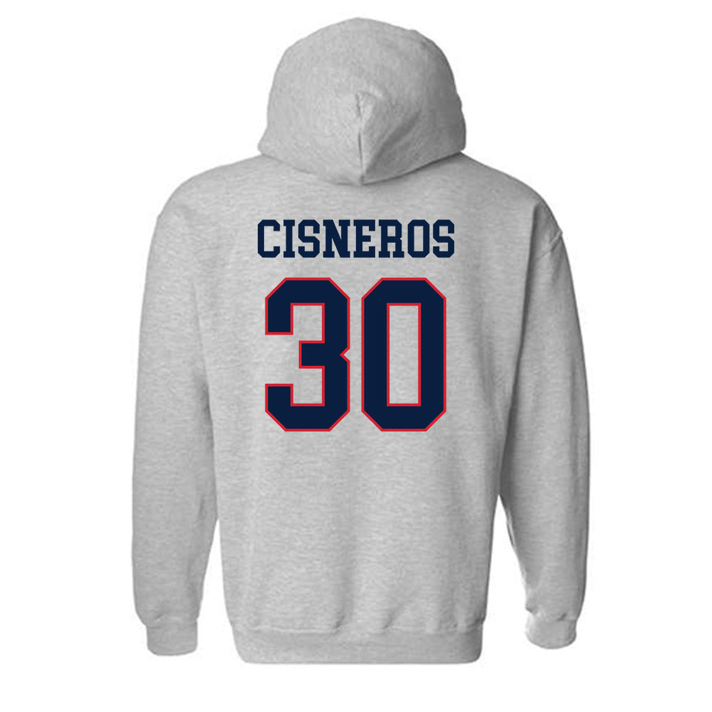 Gonzaga - NCAA Baseball : Andrew Cisneros - Classic Shersey Hooded Sweatshirt-1
