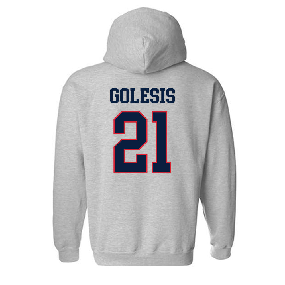 Gonzaga - NCAA Men's Soccer : Nico Golesis - Classic Shersey Hooded Sweatshirt-1