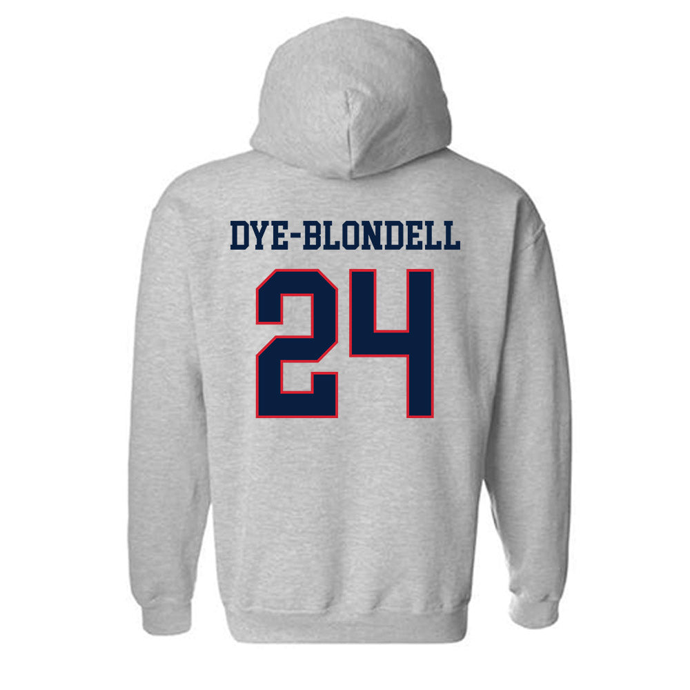 Gonzaga - NCAA Women's Soccer : Addison Dye-Blondell - Classic Shersey Hooded Sweatshirt-1