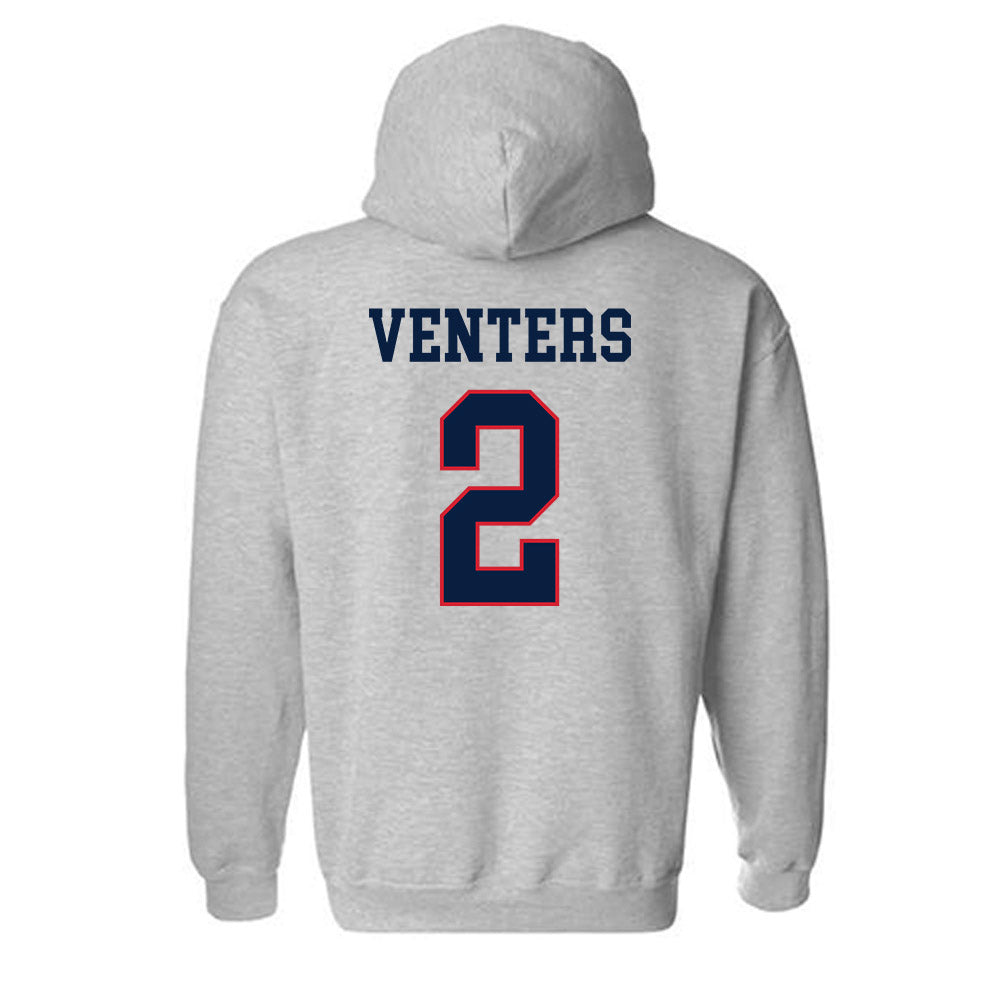 Gonzaga - NCAA Men's Basketball : Steele Venters - Classic Shersey Hooded Sweatshirt