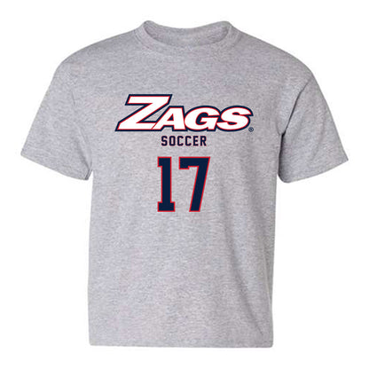 Gonzaga - NCAA Men's Soccer : Chase Potter - Classic Shersey Youth T-Shirt-0