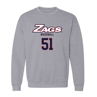 Gonzaga - NCAA Baseball : Austin Egan - Classic Shersey Crewneck Sweatshirt