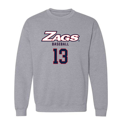 Gonzaga - NCAA Baseball : Miles Gosztola - Classic Shersey Crewneck Sweatshirt