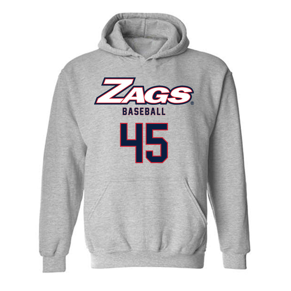Gonzaga - NCAA Baseball : Ethan Bergan - Classic Shersey Hooded Sweatshirt-0