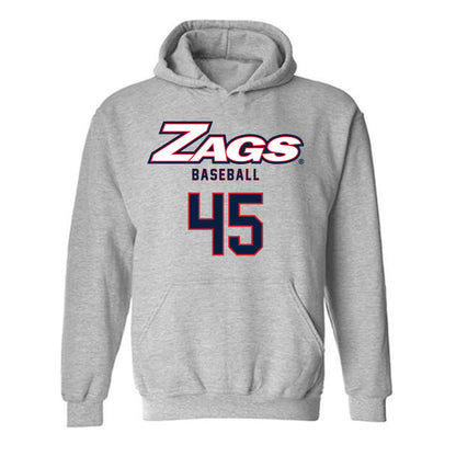 Gonzaga - NCAA Baseball : Ethan Bergan - Classic Shersey Hooded Sweatshirt-0