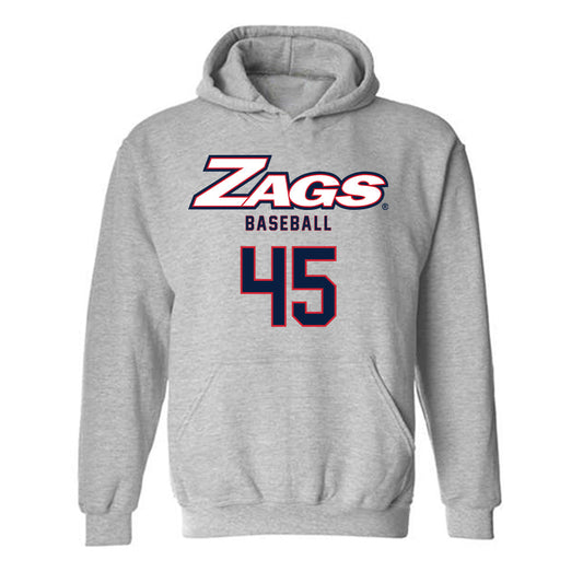 Gonzaga - NCAA Baseball : Ethan Bergan - Classic Shersey Hooded Sweatshirt-0