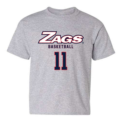 Gonzaga - NCAA Men's Basketball : Nolan Hickman - Classic Shersey Youth T-Shirt