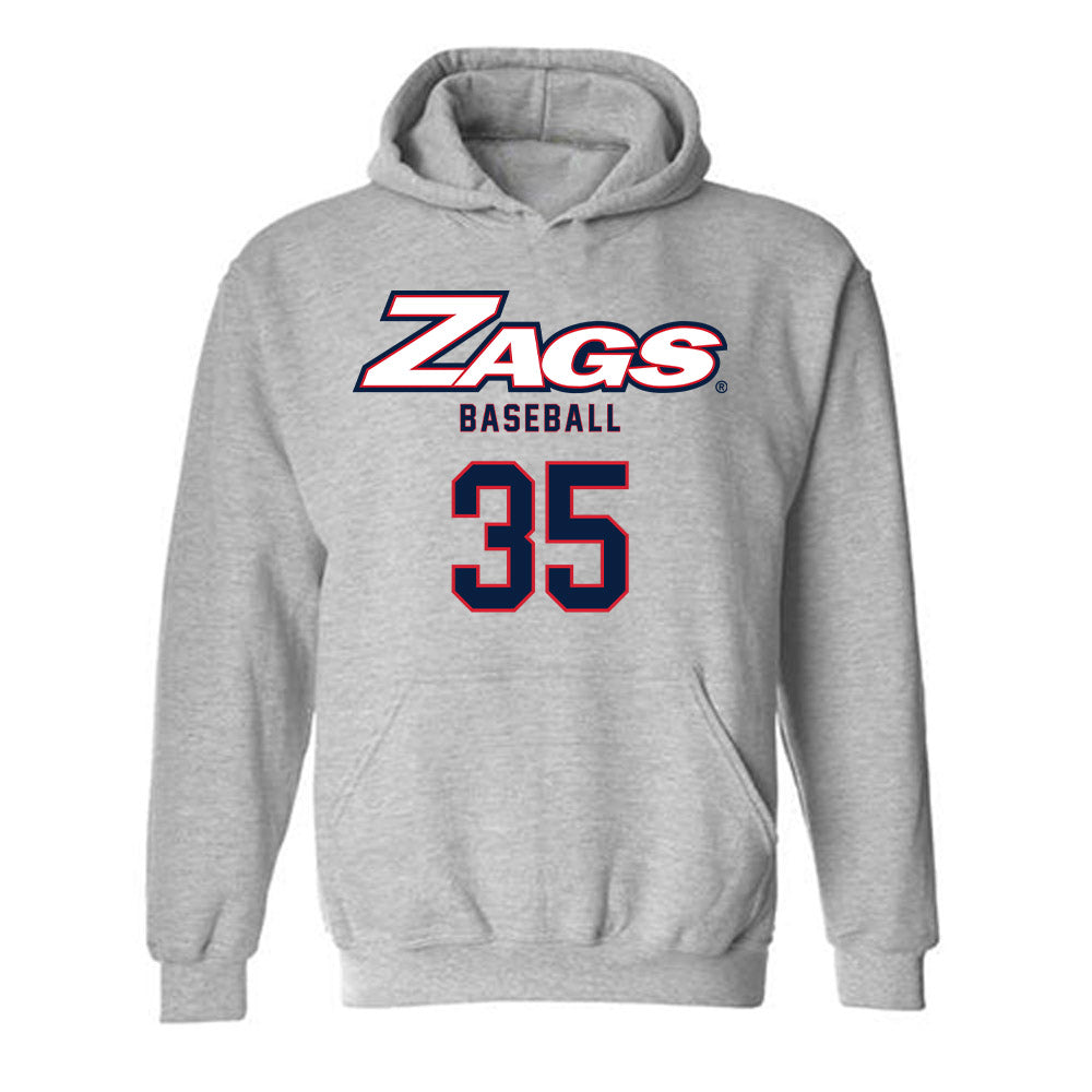 Gonzaga - NCAA Baseball : Finbar O'Brien - Classic Shersey Hooded Sweatshirt-0