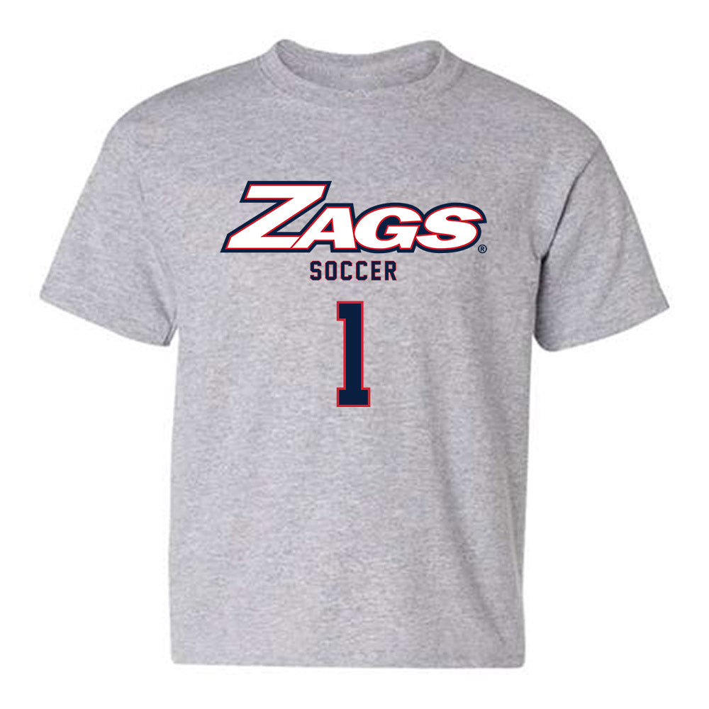 Gonzaga - NCAA Men's Soccer : Chema Preciado - Classic Shersey Youth T-Shirt-0