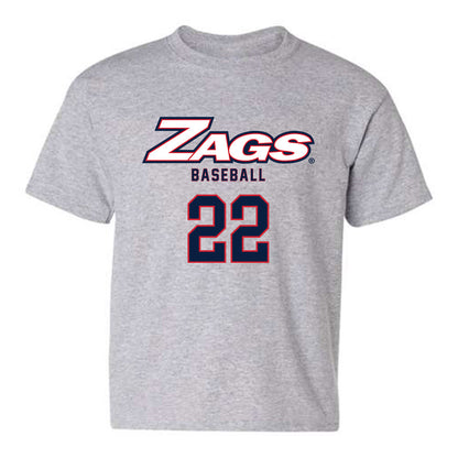 Gonzaga - NCAA Baseball : Garrett Gores - Classic Shersey Youth T-Shirt