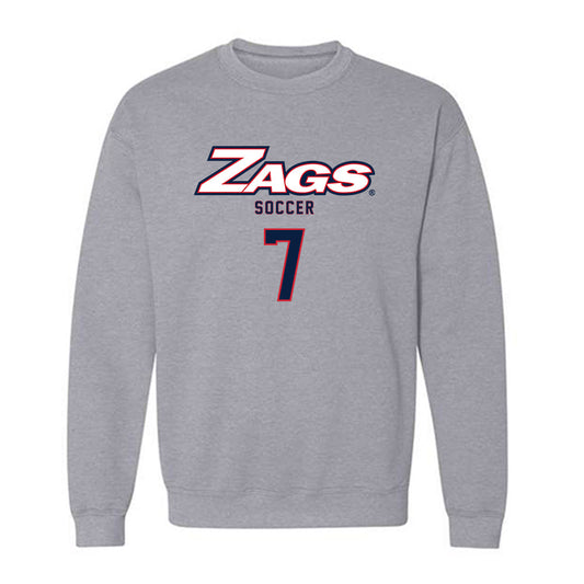 Gonzaga - NCAA Women's Soccer : Brooke Metcalfe - Classic Shersey Crewneck Sweatshirt-0