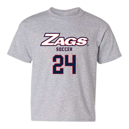 Gonzaga - NCAA Women's Soccer : Addison Dye-Blondell - Classic Shersey Youth T-Shirt-0
