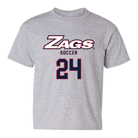 Gonzaga - NCAA Women's Soccer : Addison Dye-Blondell - Classic Shersey Youth T-Shirt-0