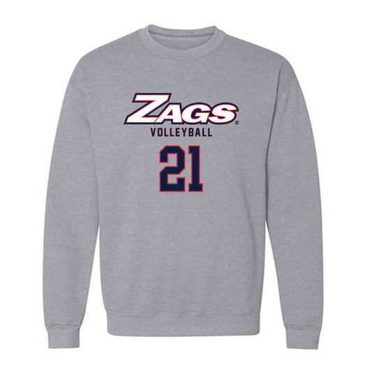 Gonzaga - NCAA Women's Volleyball : Fallon Thompson - Classic Shersey Crewneck Sweatshirt