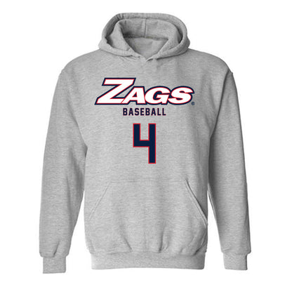 Gonzaga - NCAA Baseball : Kainoa Santiago - Classic Shersey Hooded Sweatshirt-0
