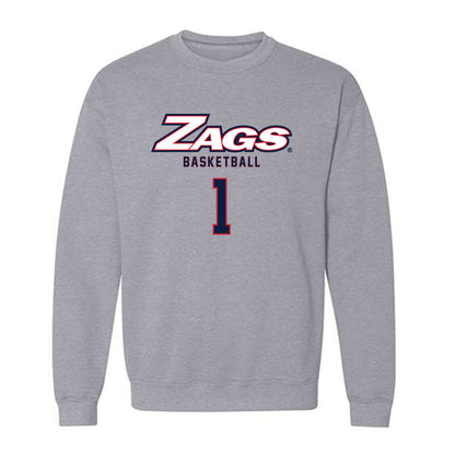 Gonzaga - NCAA Men's Basketball : Michael Ajayi - Classic Shersey Crewneck Sweatshirt-0