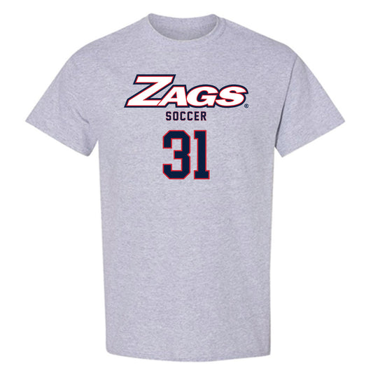 Gonzaga - NCAA Men's Soccer : Caden Thompson - Classic Shersey T-Shirt-0