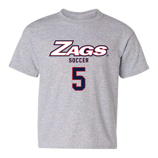 Gonzaga - NCAA Men's Soccer : Terry Watson - Classic Shersey Youth T-Shirt-0
