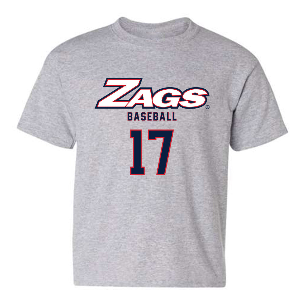 Gonzaga - NCAA Baseball : Michael Cunneely - Classic Shersey Youth T-Shirt